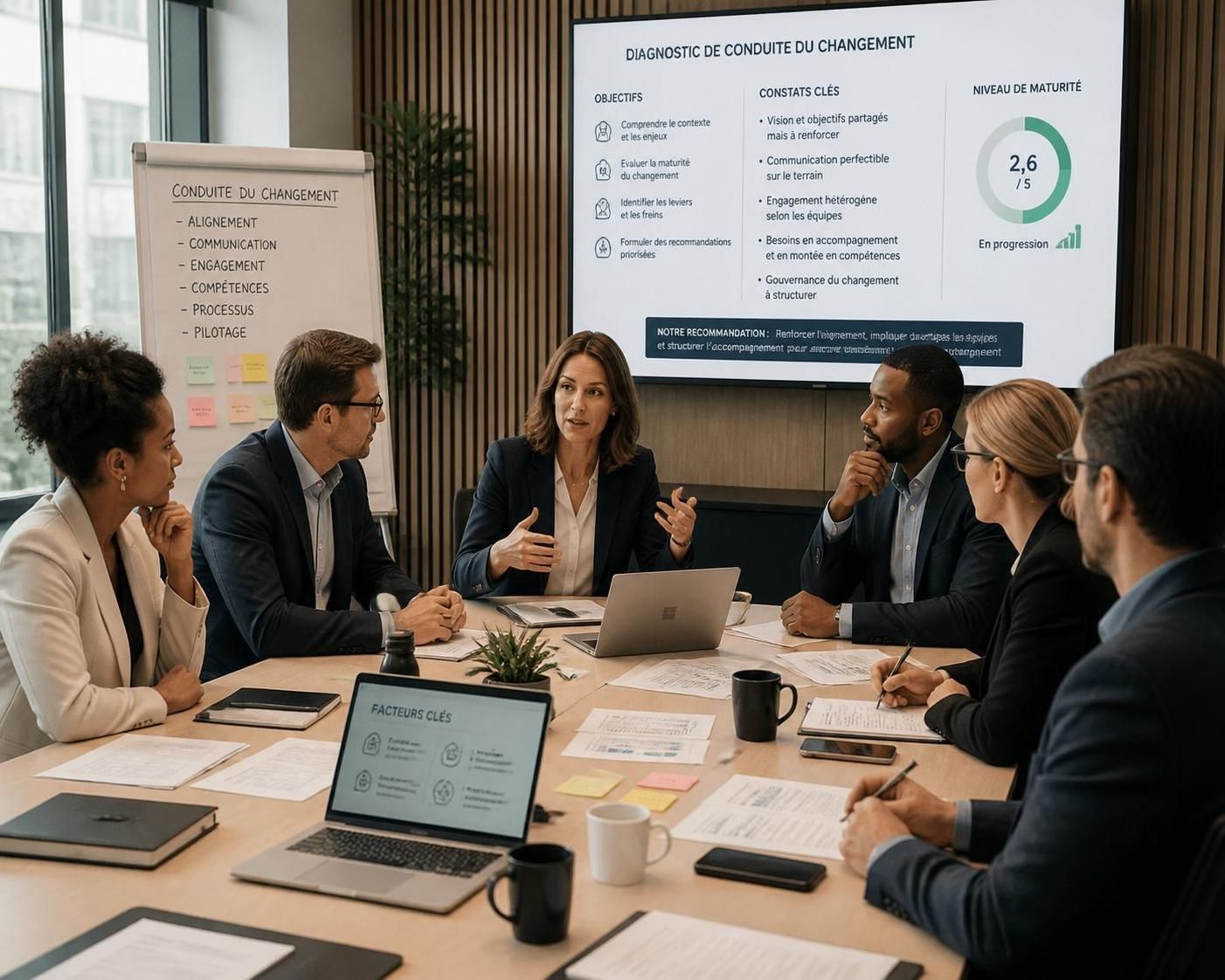 découvrez comment réaliser un diagnostic efficace de la conduite du changement pour évaluer l'état de votre transformation et garantir le succès de vos projets.
