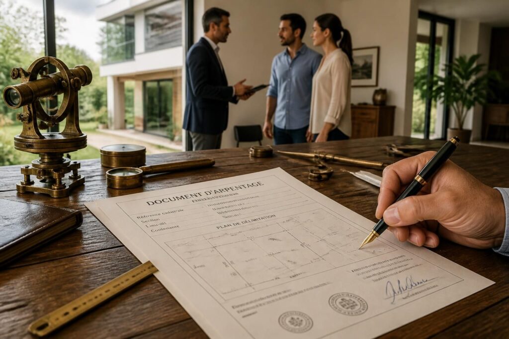 découvrez comment un document d’arpentage officiel garantit la sécurité de vos transactions immobilières en fournissant des informations précises sur les limites et la superficie de votre terrain.