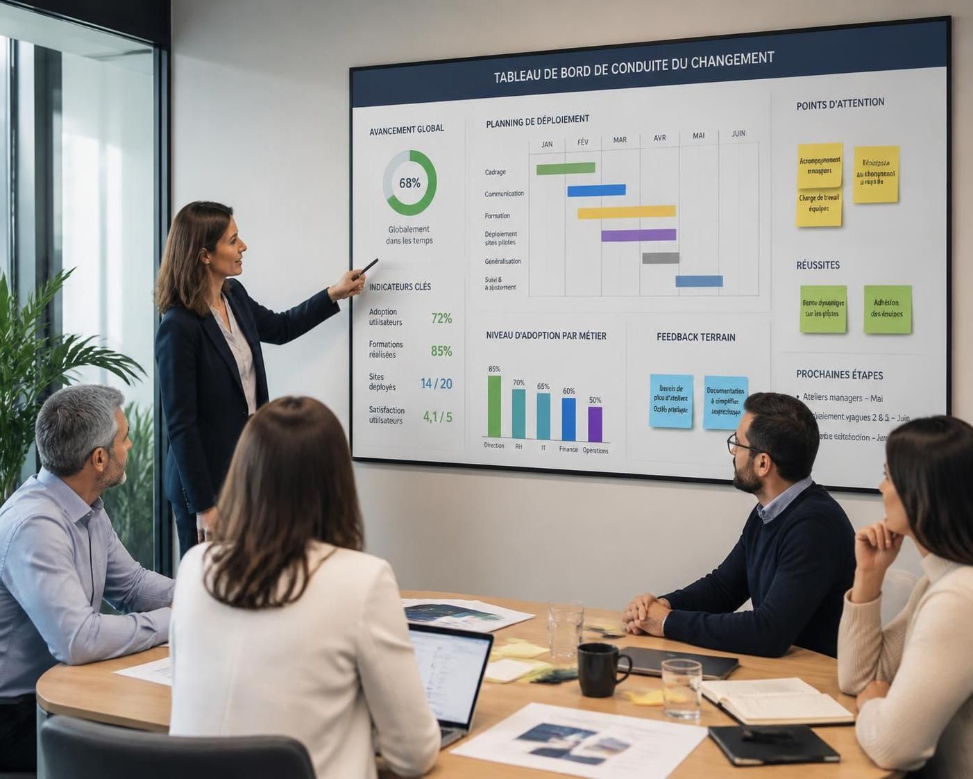 découvrez les indicateurs clés pour évaluer l'impact du diagnostic de la conduite du changement en entreprise et assurer le succès de vos transformations organisationnelles.